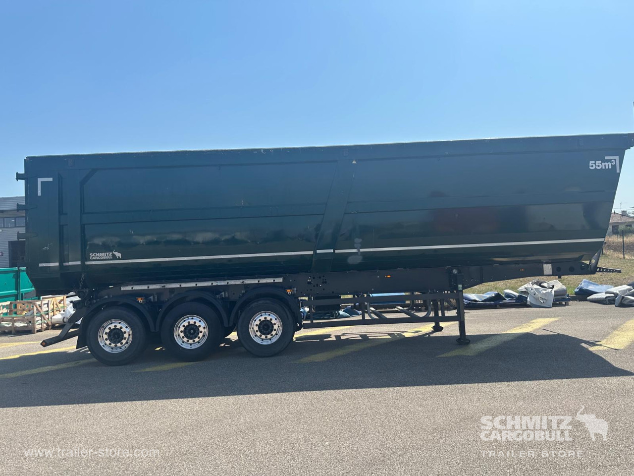 Schmitz Cargobull Semitrailer Tipper Steel-square sided body 55m³ 