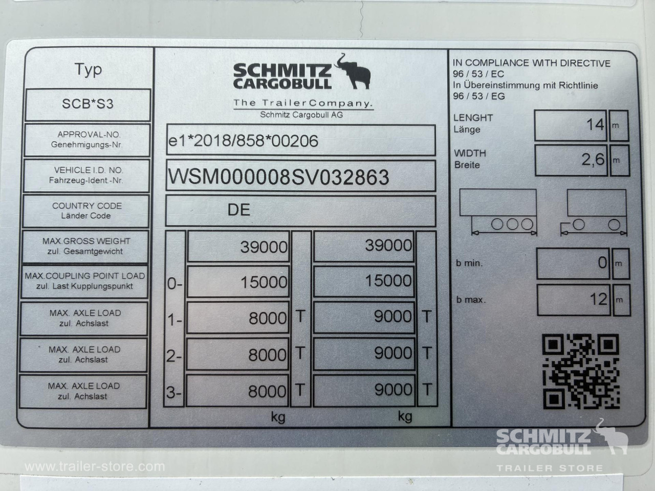 Schmitz Cargobull Tiefkühler Standard Doppelstock 