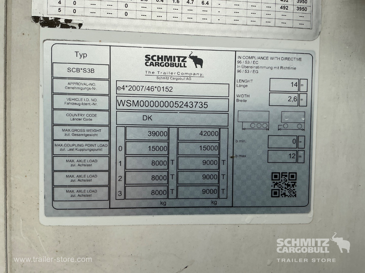 Schmitz Cargobull Reefer Meat hanging system 