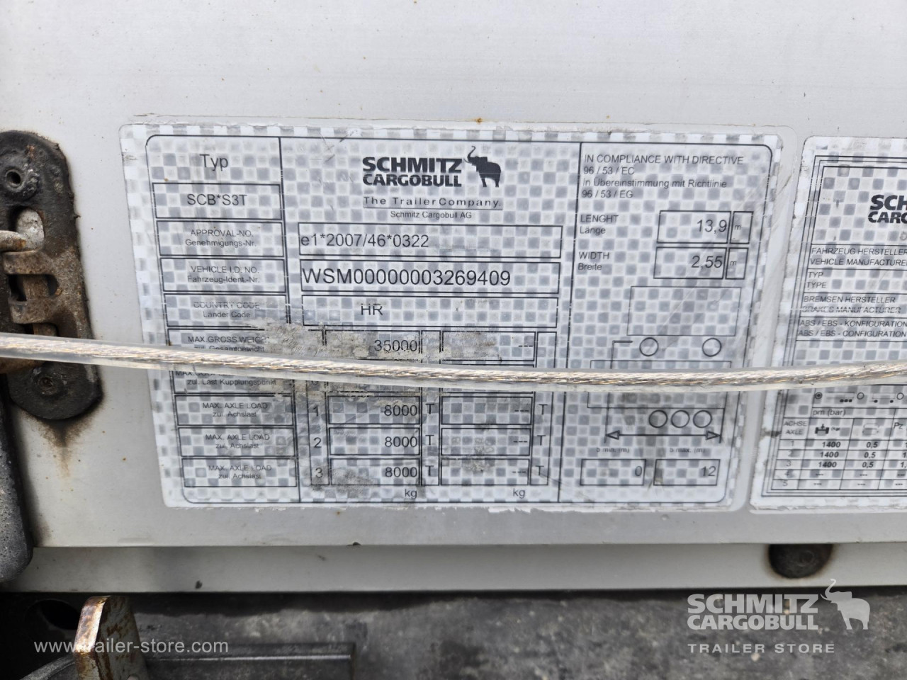 Schmitz Cargobull Curtainsider Varios 