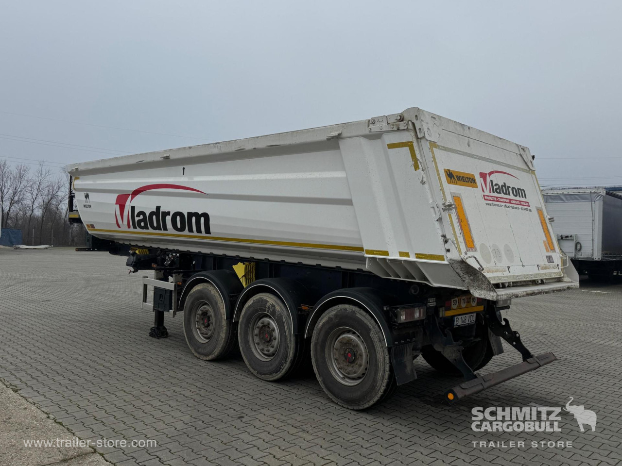 WIELTON Tipper Alu-square sided body 28m³ 