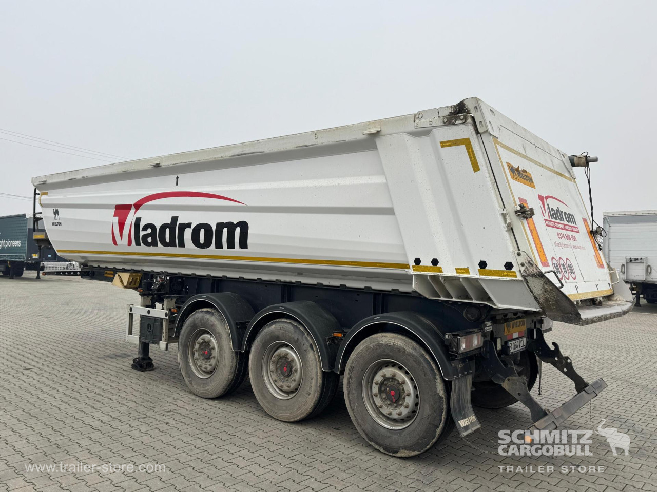 WIELTON Tipper Alu-square sided body 28m³ 