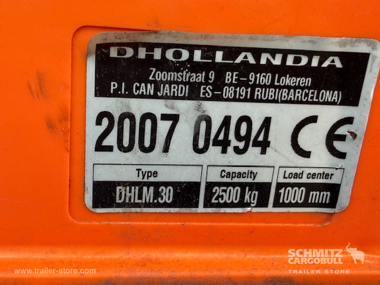 SOR IBERICA Oplegger Vries Multitemp Taillift 