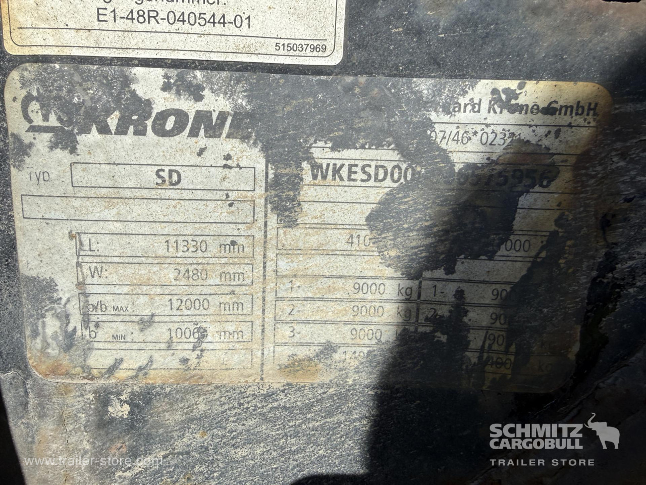 Krone Container chassis Standard 