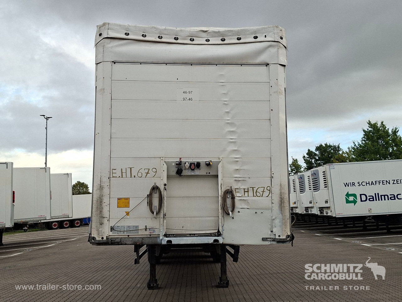 Schmitz Cargobull Curtainsider Standard Staplerhalterung 