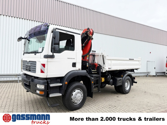 MAN TGM 18.240 4x4 BB mit Kran Palfinger PK9501 