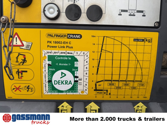MAN TGS 33.400 6x4 BB, Navi, Heckkran PK18002-EH C, 