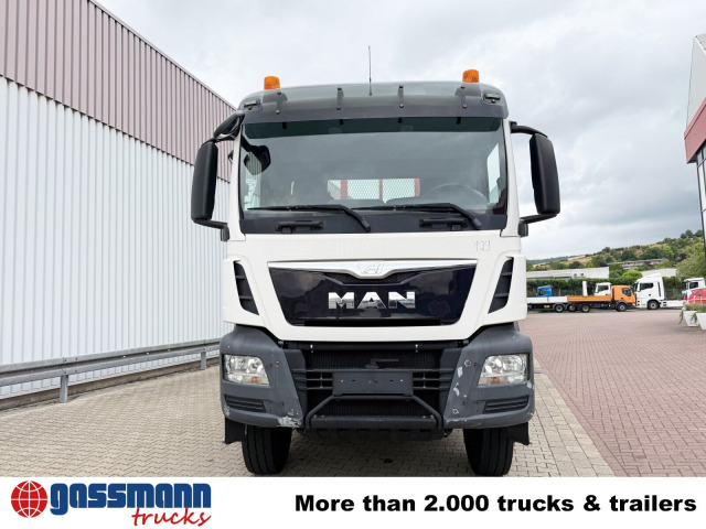 MAN TGS 33.400 6x4 BB, Navi, Heckkran PK18002-EH C, 