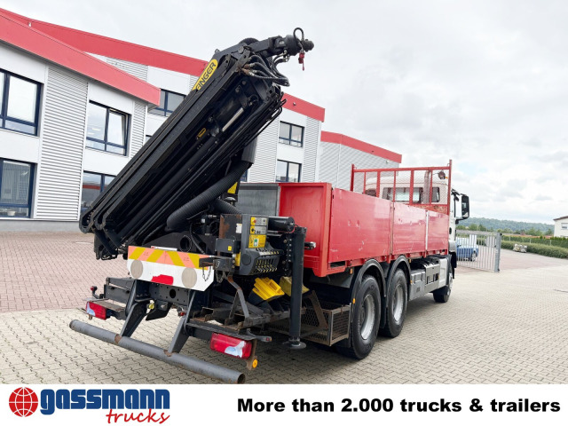 MAN TGS 33.400 6x4 BB, Navi, Heckkran PK18002-EH C, 