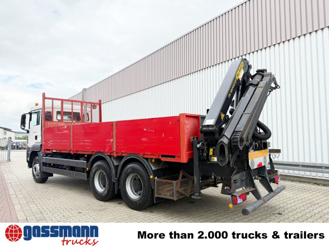 MAN TGS 33.400 6x4 BB, Navi, Heckkran PK18002-EH C, 