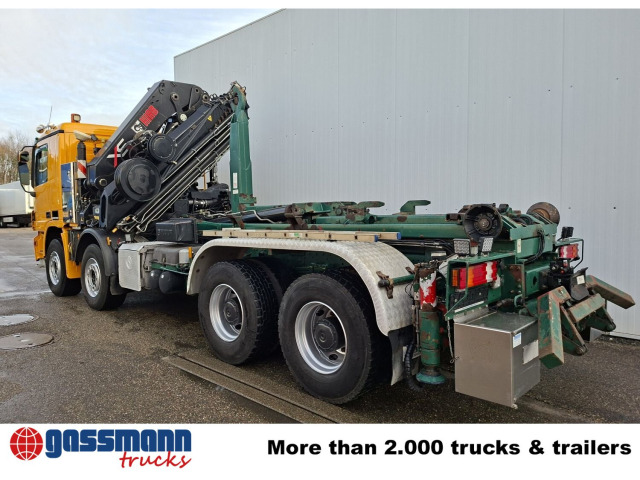 Mercedes Benz Actros 4146 K 8x4/4, Retarder, Kran Hiab XS 477 