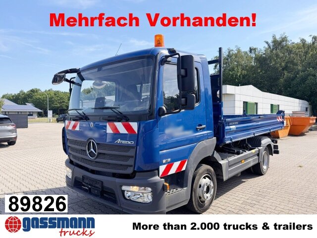Mercedes Benz Atego 816 K 4x2, 2x AHK, Meiller-Kipper, 