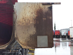 Schmitz Cargobull Semitrailer Tipper Steel half pipe body 26m³ 