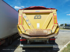 MENCI Semitrailer Tipper Steel half pipe body 26m³ 