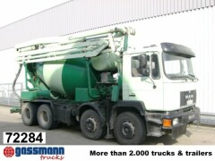 MAN 33.292 8x4 Mischer Stetter 7m³ mit Pumpe 