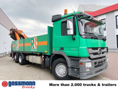 Mercedes Benz Actros 2544 L 6x2, Retarder, Lenkachse, Heckkran 