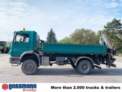 Mercedes Benz Axor 1833 AK 4x4, absattelbarer Heckkran Hiab 