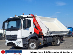 Mercedes Benz Arocs 1835 K 4x2, MultimediaCockpit, Navi, Kran 