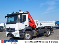 Mercedes Benz Arocs 1835 K 4x2, MultimediaCockpit, Navi, Kran 