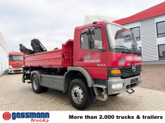 Mercedes Benz Atego 1523 AK 4x4, Heckkran Hiab 085-3, 