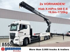MAN TGX 26.510 6x2-4 LL, Kran Hiab X-HiPro 548 E-8, 