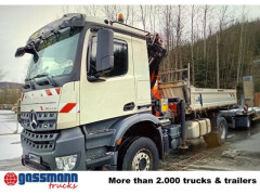 Mercedes Benz Arocs 1848 K 4x2, Retarder, Kran Palfinger PK 