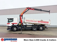 Scania P 320 6x2/4, Lenk-/Liftachse, Kran Palfinger PK 