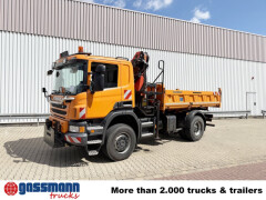 Scania P 360 CB 4x4, Winterdienst, Kran Palfinger 