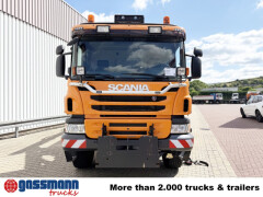 Scania P 360 CB 4x4, Winterdienst, Kran Palfinger 