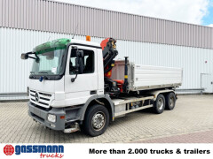 Mercedes Benz Actros 2644 LK 6x4, Dautel Wechselsystem, Kran 