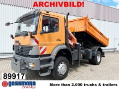 Mercedes Benz Atego 1823 AK 4x4 mit Kran Palfinger PK12.501, 