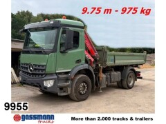 Mercedes Benz Arocs 1832 K 4x2, Fassi Kran 120.B.1.23, 9.75m 